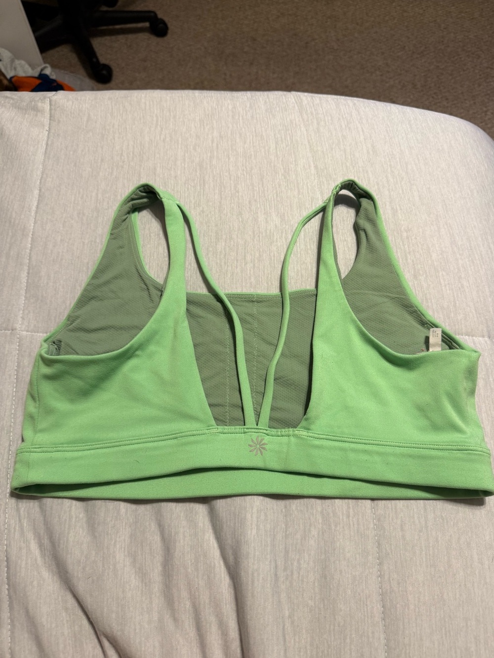 Green Strappy Athleta Sports Bra